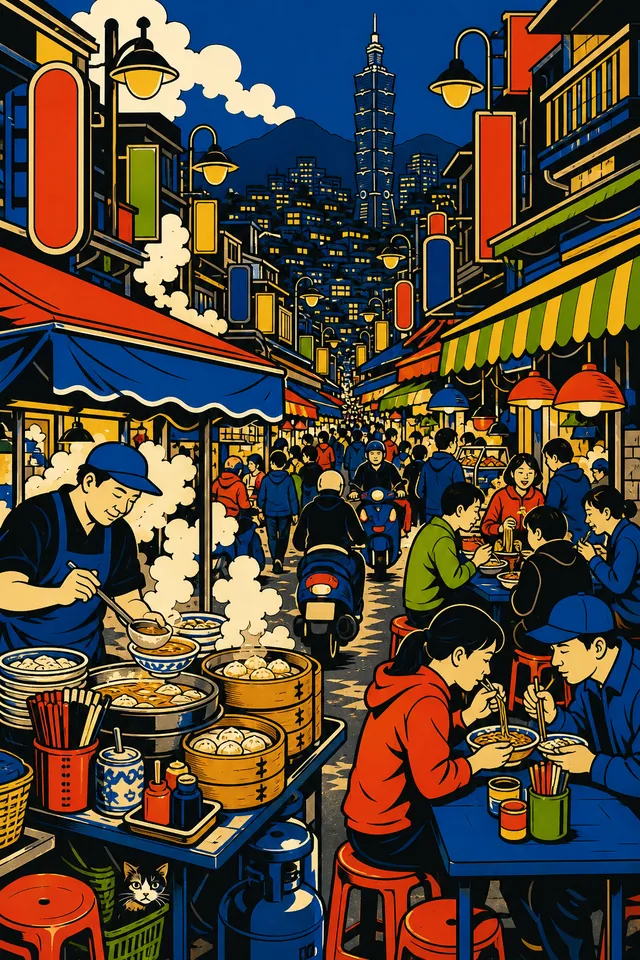 The World's Most Worth Visiting Cities for Food illustration